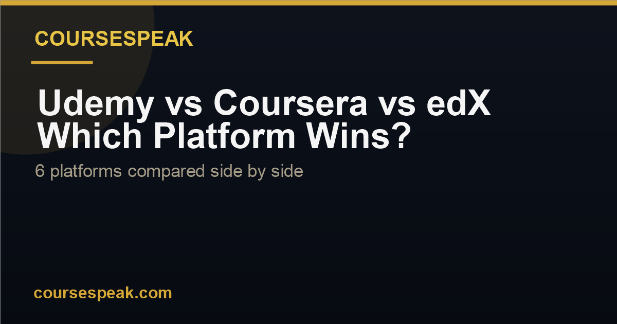 Udemy and its top course platform competitors compared in 2026