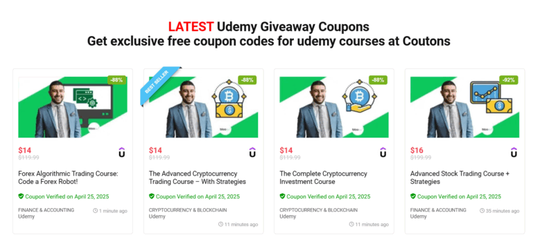 Mohsen Hassan - Stock Trading Course Coupons